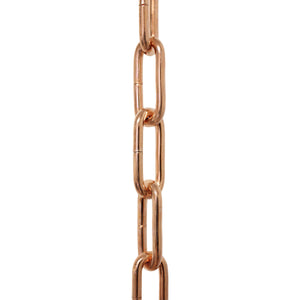 Chain ST59-U Standard Link Oval Coil Chandelier Chain with Unwelded Steel links, Antique Brass