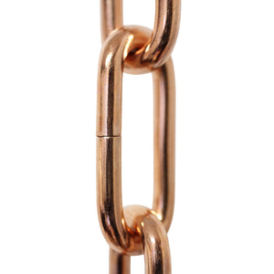 Chain ST59-U Standard Link Oval Coil Chandelier Chain with Unwelded Steel links, Antique Brass
