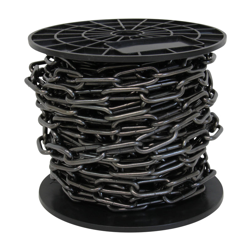 Chain ST59-U Standard Link, Coil Chandelier Chain with Oval Unwelded Steel links, Antique Brass