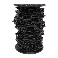 Chain ST59-U Standard Link, Coil Chandelier Chain with Oval Unwelded Steel links, Antique Brass