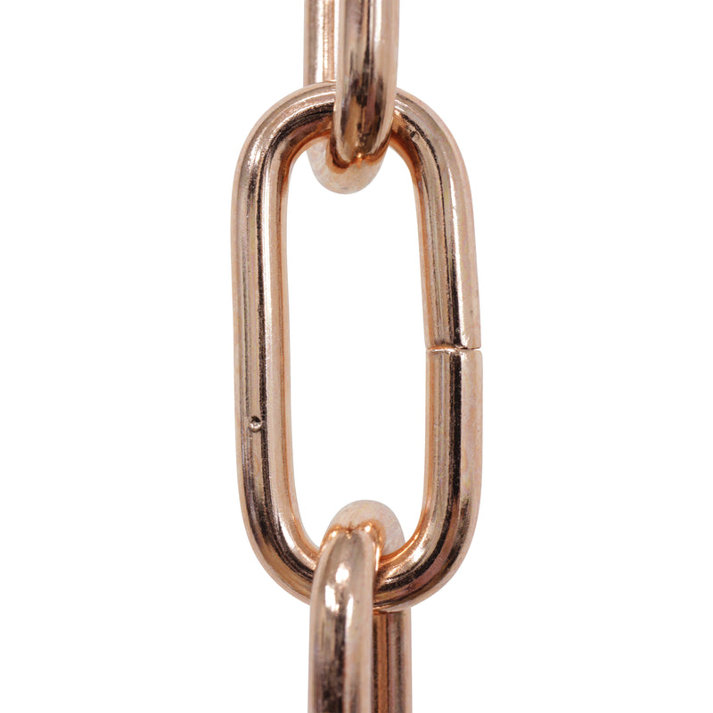 Chain ST59-U Standard Link Oval Coil Chandelier Chain with Unwelded Steel links, Antique Brass