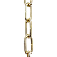 Chain ST59-U Standard Link Oval Coil Chandelier Chain with Unwelded Steel links, Antique Brass
