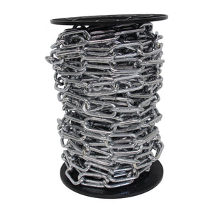 Chain ST59-U Standard Link, Coil Chandelier Chain with Oval Unwelded Steel links, Antique Brass
