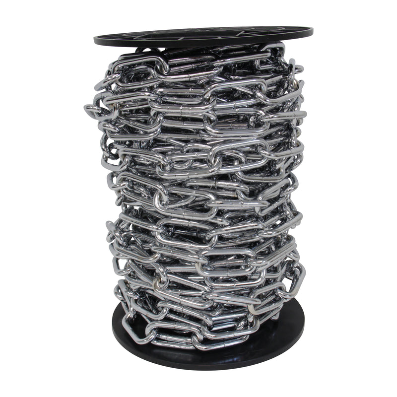 Chain ST59-U Standard Link, Coil Chandelier Chain with Oval Unwelded Steel links, Antique Brass