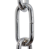 Chain ST59-U Standard Link Oval Coil Chandelier Chain with Unwelded Steel links, Antique Brass