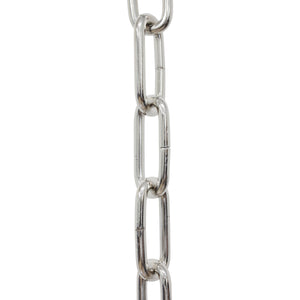 Chain ST59-U Standard Link Oval Coil Chandelier Chain with Unwelded Steel links, Antique Brass