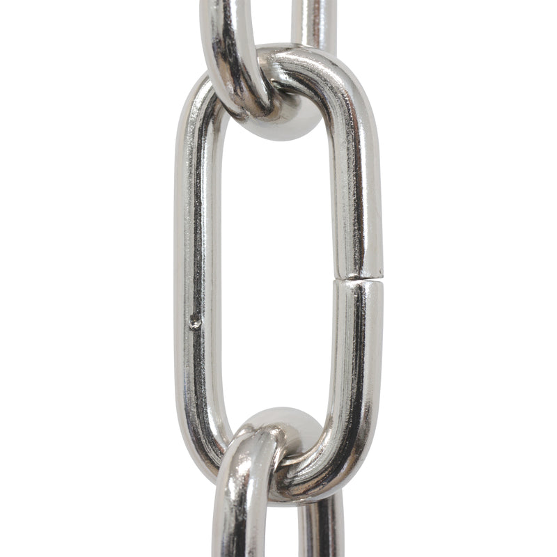 Chain ST59-U Standard Link Oval Coil Chandelier Chain with Unwelded Steel links, Antique Brass