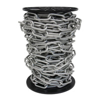 Chain ST59-U Standard Link, Coil Chandelier Chain with Oval Unwelded Steel links, Antique Brass