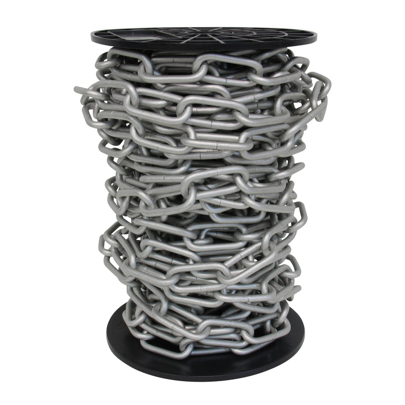 Chain ST59-U Standard Link, Coil Chandelier Chain with Oval Unwelded Steel links, Antique Brass