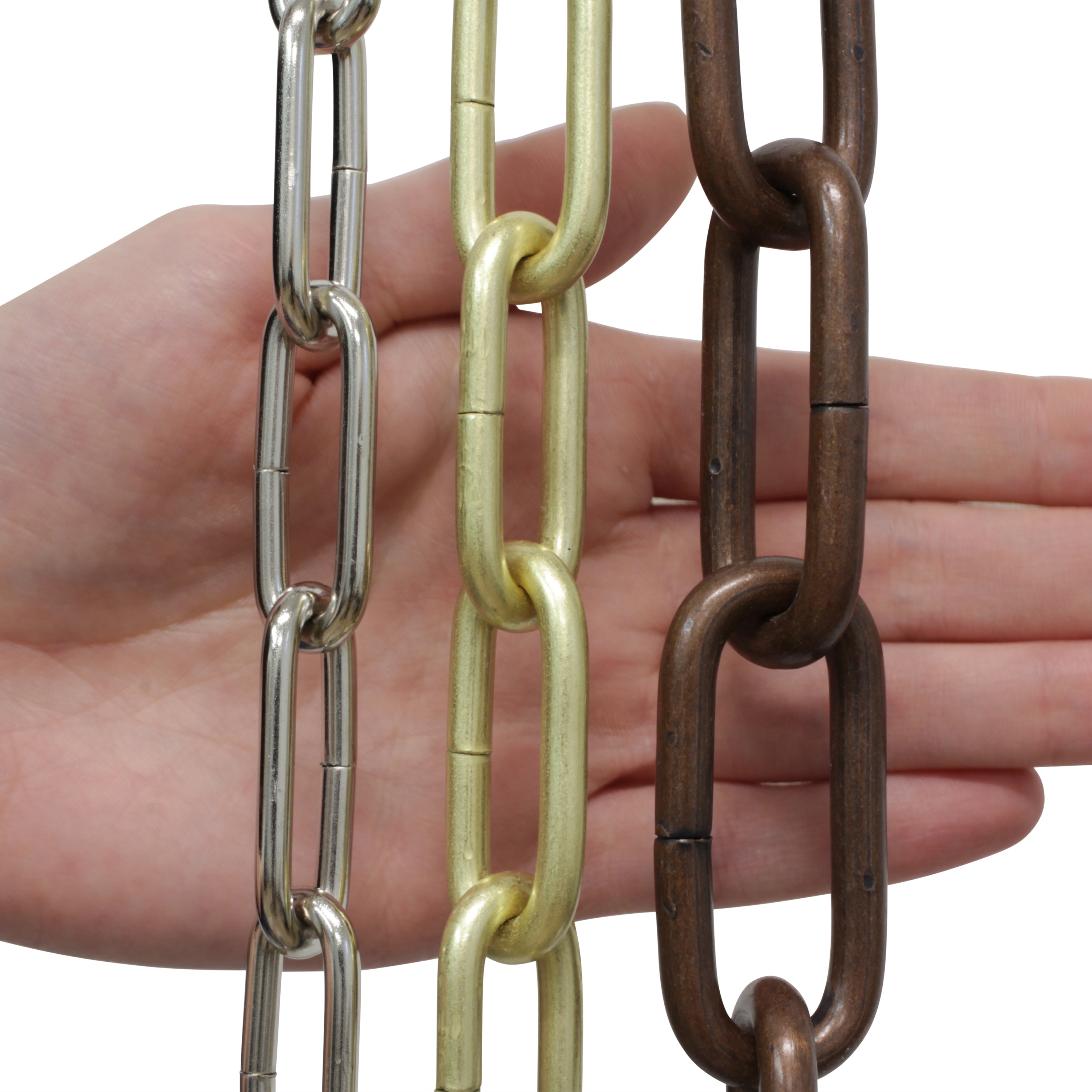 Standard Link Oval Coil Steel Chandelier Chain | RCH Hardware