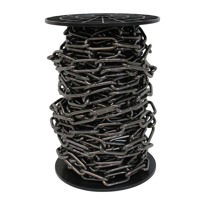 Chain ST59-W Standard Link, Coil Chandelier Chain with Oval Welded Steel links, Antique Brass