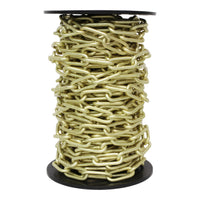 Chain ST59-W Standard Link Oval Coil Chandelier Chain with Welded Steel links, Antique Brass