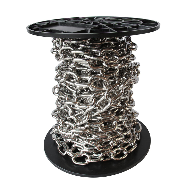 Chain ST60-W Standard Link Chandelier Chain with Oval Welded Steel links, Antique Brass
