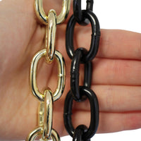 Chain ST60-W Standard Link Oval Chandelier Chain with Welded Steel links, Antique Brass