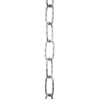 Chain ST61-U Standard Link, Coil Chandelier Chain with Oval Unwelded Steel links, Antique Copper