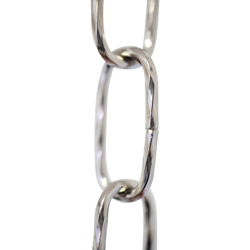 Chain ST61-U Standard Link, Coil Chandelier Chain with Oval Unwelded Steel links, Antique Copper