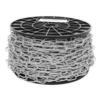 Chain ST61-U Standard Link, Coil Chandelier Chain with Oval Unwelded Steel links, Antique Copper