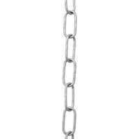 Chain ST61-U Standard Link, Coil Chandelier Chain with Oval Unwelded Steel links, Antique Copper