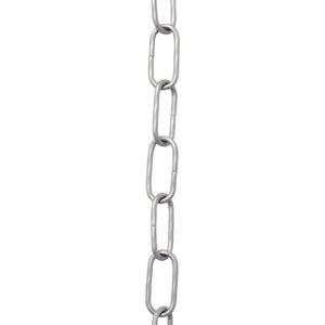 Chain ST61-U Standard Link, Coil Chandelier Chain with Oval Unwelded Steel links, Antique Copper