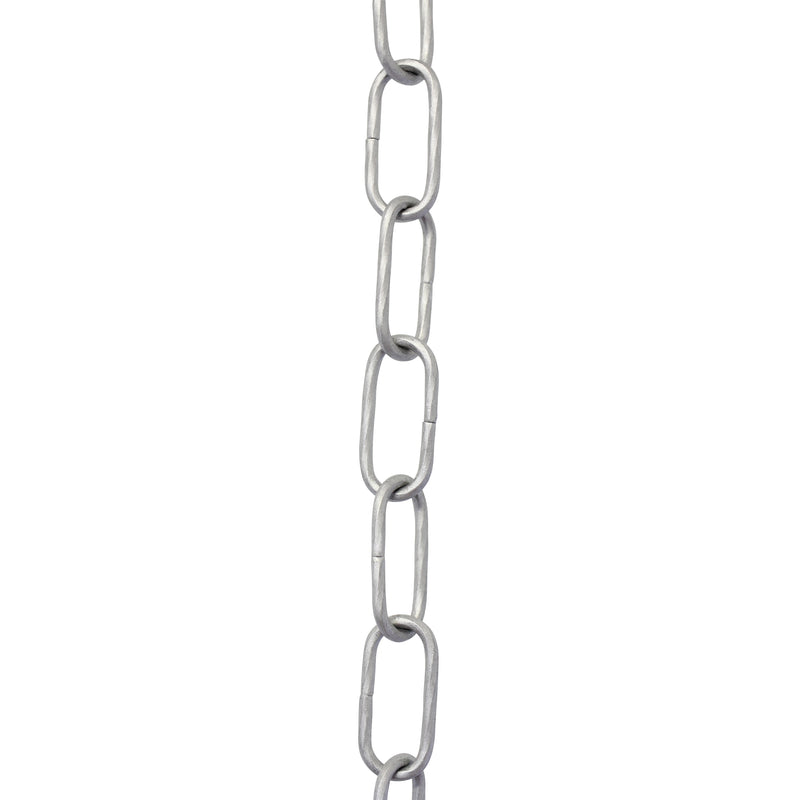 Chain ST61-U Standard Link, Coil Chandelier Chain with Oval Unwelded Steel links, Antique Copper
