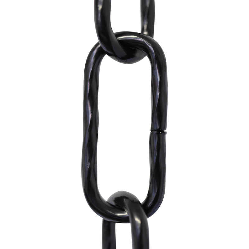 Chain ST61-U Standard Link, Coil Chandelier Chain with Oval Unwelded Steel links, Antique Copper