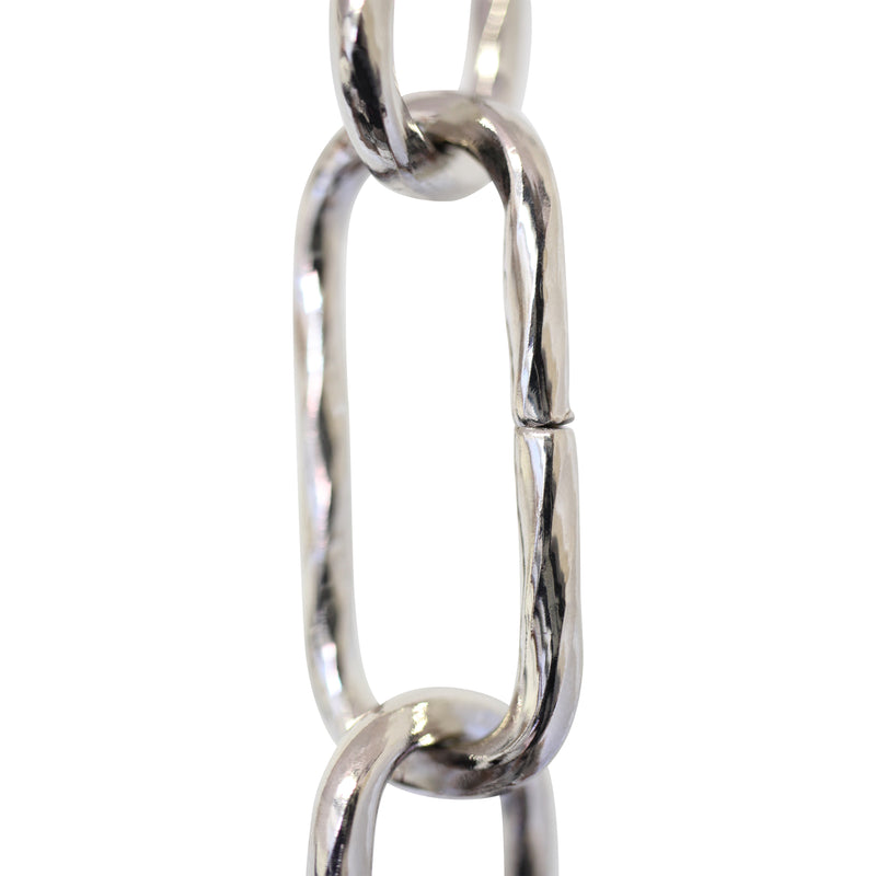 Chain ST61-U Standard Link, Coil Chandelier Chain with Oval Unwelded Steel links, Antique Copper