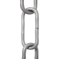 Chain ST61-U Standard Link, Coil Chandelier Chain with Oval Unwelded Steel links, Antique Copper