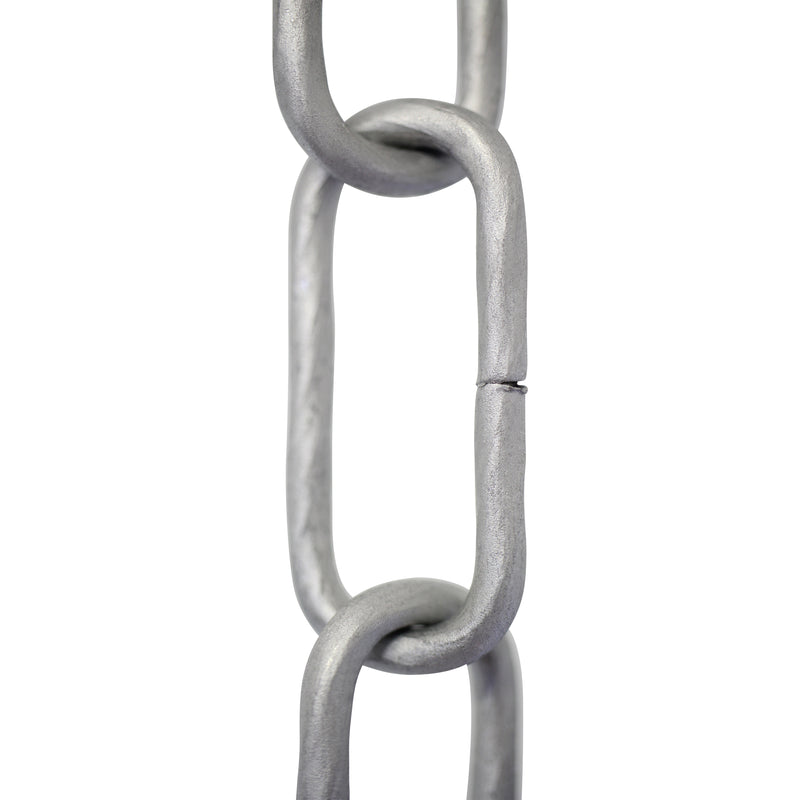 Chain ST61-U Standard Link, Coil Chandelier Chain with Oval Unwelded Steel links, Antique Copper