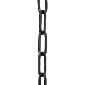 Chain ST62-U Standard Link, Coil Chandelier Chain with Oval Unwelded Steel links, Antique Brass