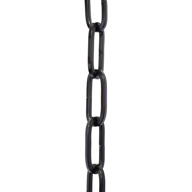 Chain ST62-U Standard Link, Coil Chandelier Chain with Oval Unwelded Steel links, Antique Brass