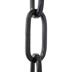 Chain ST62-U Standard Link, Coil Chandelier Chain with Oval Unwelded Steel links, Antique Brass