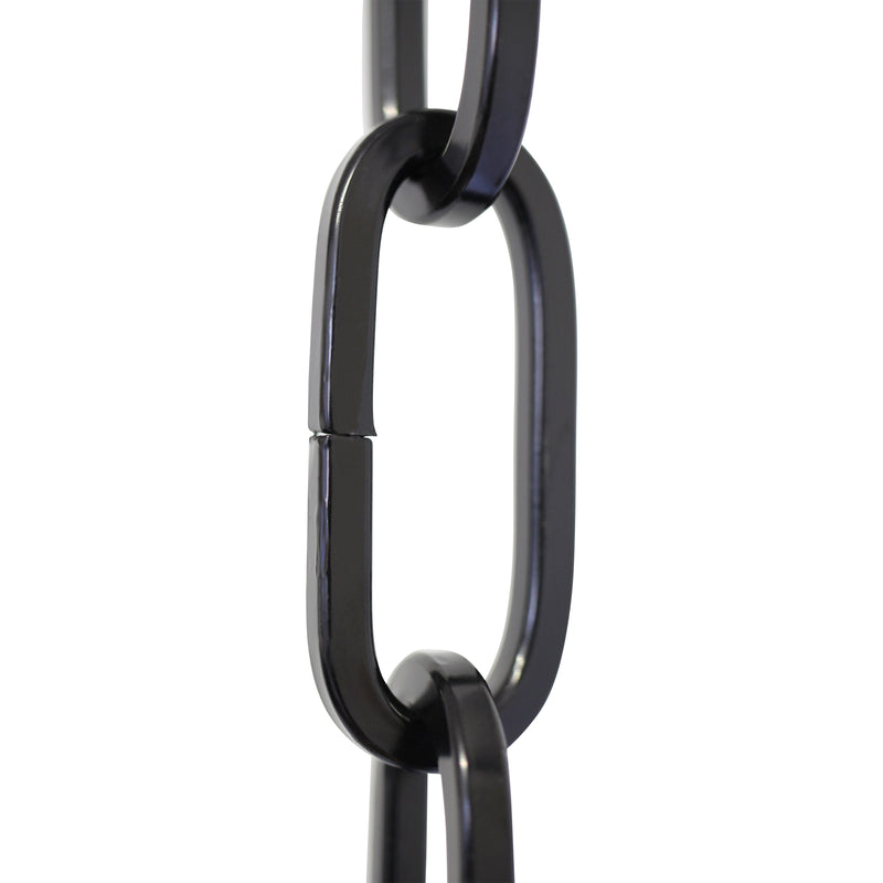 Chain ST62-U Standard Link, Coil Chandelier Chain with Oval Unwelded Steel links, Antique Brass