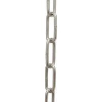 Chain ST62-U Standard Link, Coil Chandelier Chain with Oval Unwelded Steel links, Antique Brass