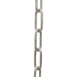 Chain ST62-U Standard Link, Coil Chandelier Chain with Oval Unwelded Steel links, Antique Brass