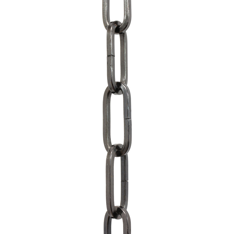 Chain ST62-U Standard Link Oval Coil Chandelier Chain with Unwelded Steel links, Antique Brass