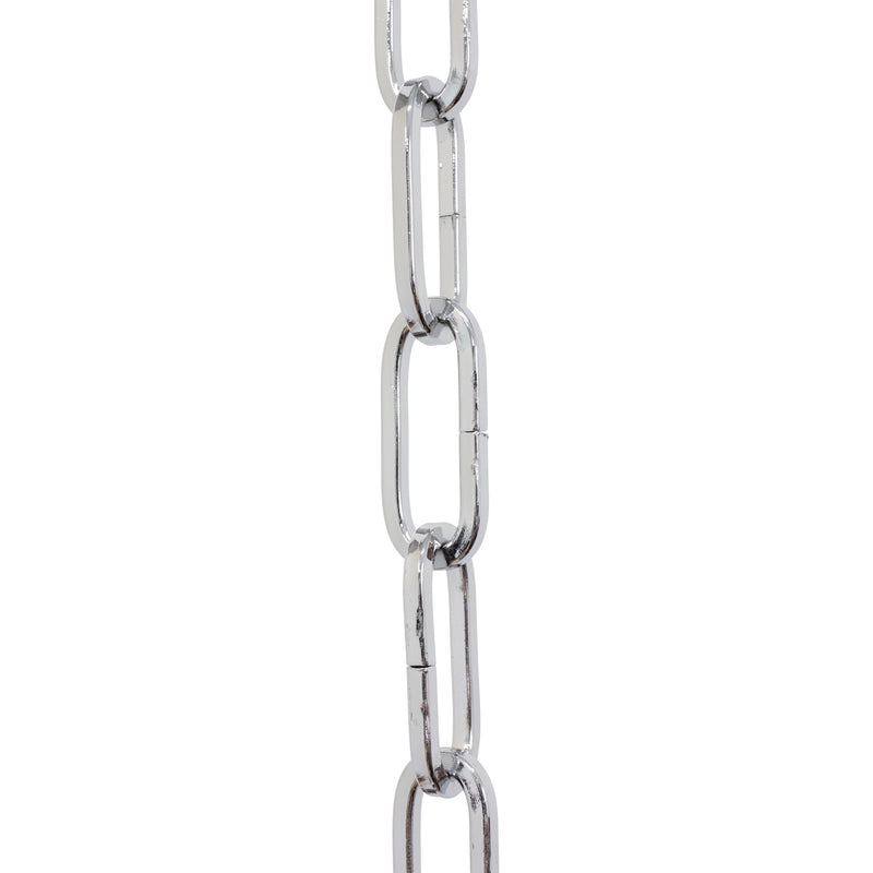 Chain ST62-U Standard Link, Coil Chandelier Chain with Oval Unwelded Steel links, Antique Brass