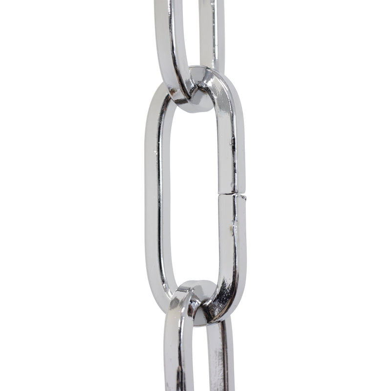 Chain ST62-U Standard Link, Coil Chandelier Chain with Oval Unwelded Steel links, Antique Brass