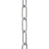Chain ST62-U Standard Link, Coil Chandelier Chain with Oval Unwelded Steel links, Antique Brass