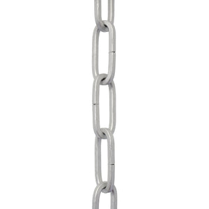 Chain ST62-U Standard Link, Coil Chandelier Chain with Oval Unwelded Steel links, Antique Brass