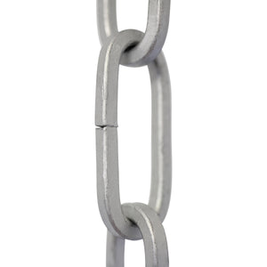 Chain ST62-U Standard Link, Coil Chandelier Chain with Oval Unwelded Steel links, Antique Brass