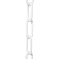 Chain ST62-U Standard Link, Coil Chandelier Chain with Oval Unwelded Steel links, Antique Brass