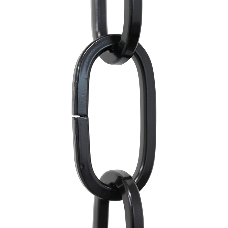 Chain ST62-U Standard Link, Coil Chandelier Chain with Oval Unwelded Steel links, Antique Brass