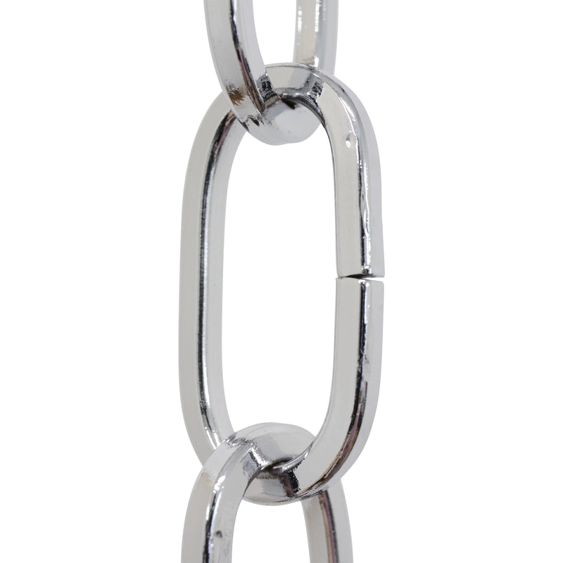 Chain ST62-U Standard Link, Coil Chandelier Chain with Oval Unwelded Steel links, Antique Brass