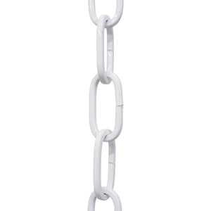 Chain ST62-U Standard Link, Coil Chandelier Chain with Oval Unwelded Steel links, Antique Brass