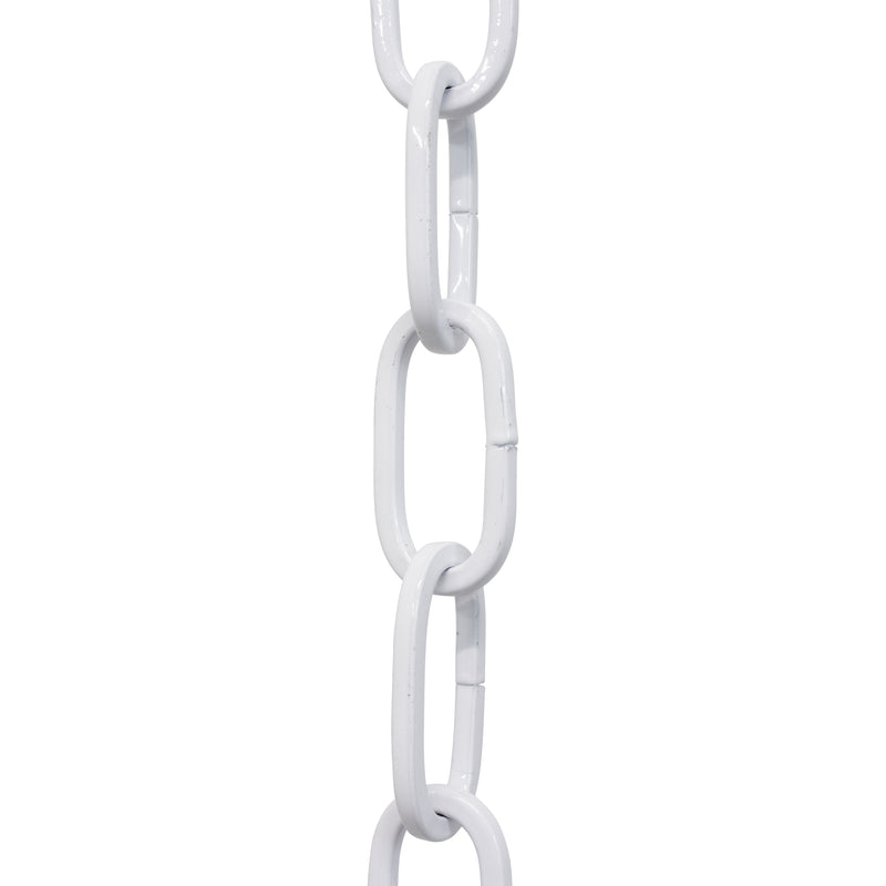 Chain ST62-U Standard Link, Coil Chandelier Chain with Oval Unwelded Steel links, Antique Brass