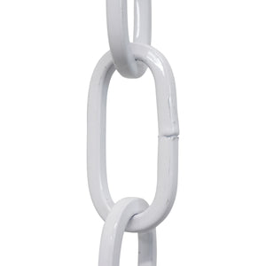 Chain ST62-U Standard Link, Coil Chandelier Chain with Oval Unwelded Steel links, Antique Brass