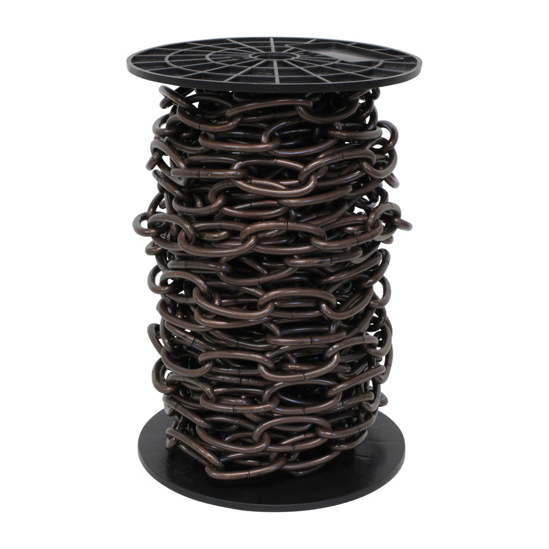 Chain ST63-U Standard Link Chandelier Chain with Oval Unwelded Steel links, Antique Brass