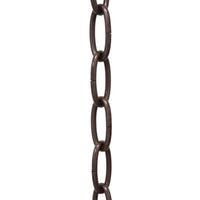 Chain ST63-U Standard Link Oval Chandelier Chain with Unwelded Steel links, Antique Brass