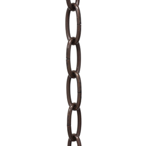 Chain ST63-U Standard Link Oval Chandelier Chain with Unwelded Steel links, Antique Brass