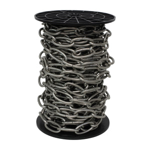 Chain ST63-U Standard Link Chandelier Chain with Oval Unwelded Steel links, Antique Brass